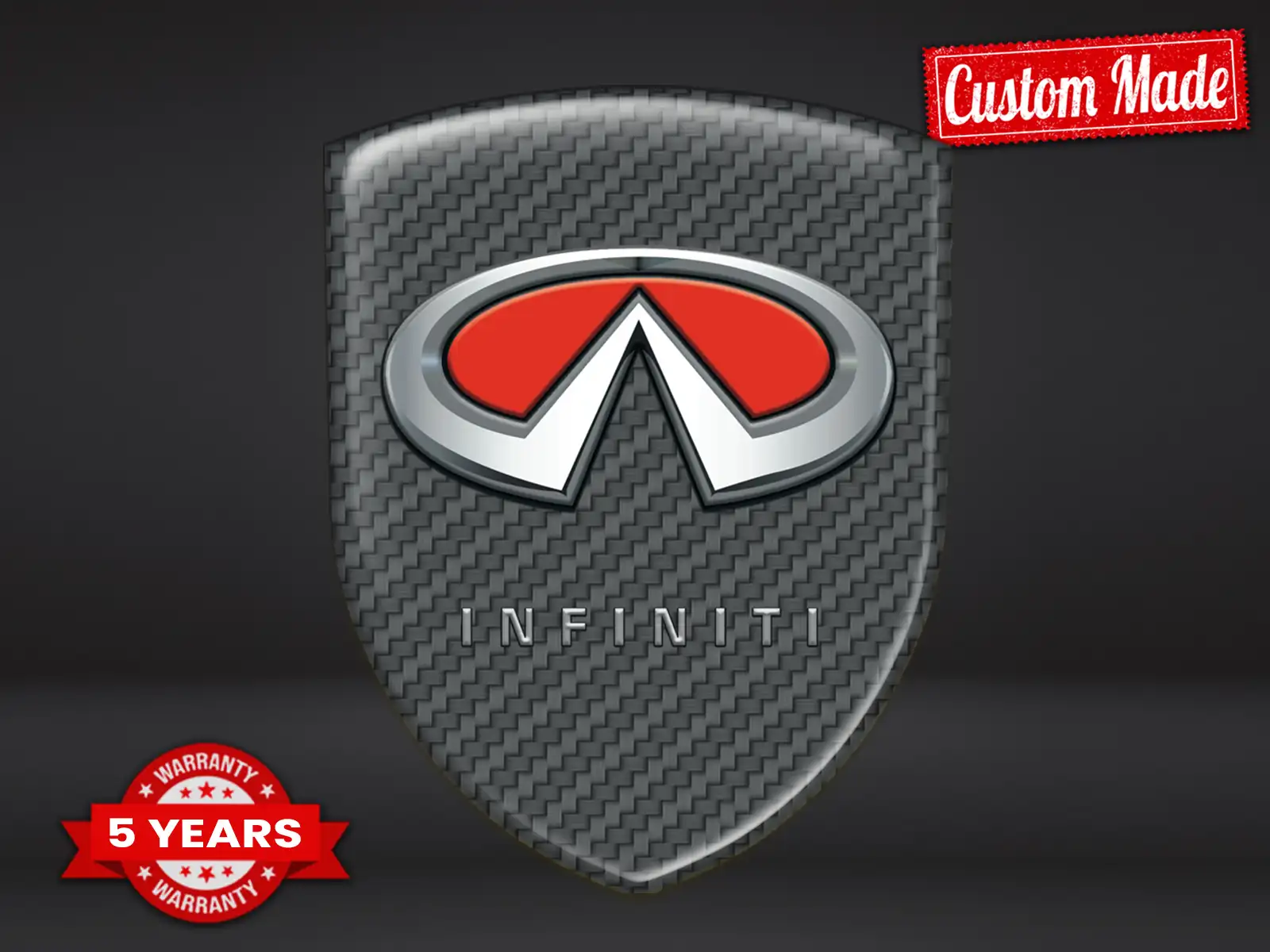 Infiniti Fensteraufkleber Robust Luxus Hochwertig